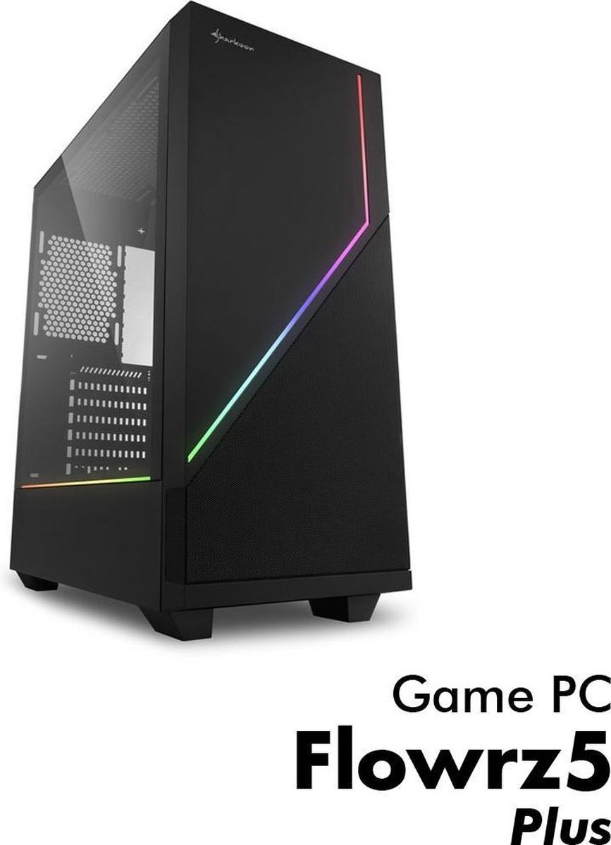 D-XL Gaming PC Flowrz5 Plus - Ryzen 5 2600 | GTX 1650 | 8GB DDR4 2400MHz | 240GB SSD